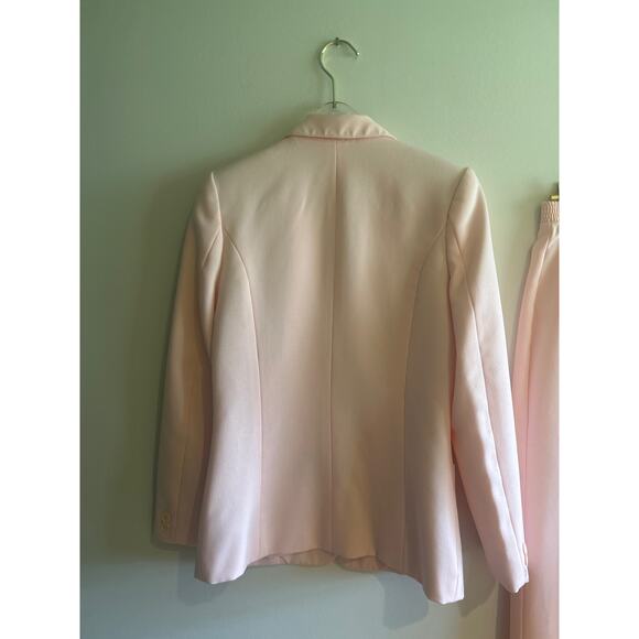 Baby pink polyester 70s disco suit vintage - Picture 4 of 7